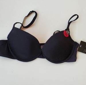 GEL Black with Coral polka dot lining 36B